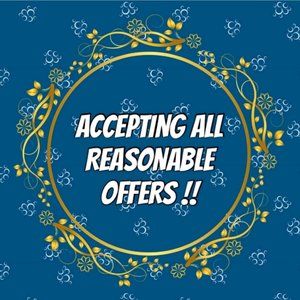 All Reasonable Offers will be considered!